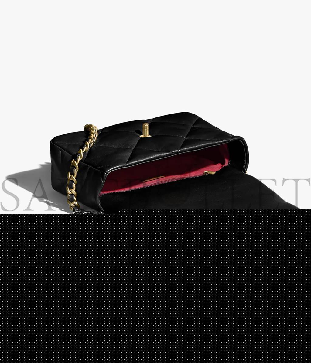 Ch*el 19 large handbag gold hardware  as1161 b04852 94305 (30*20*10cm)